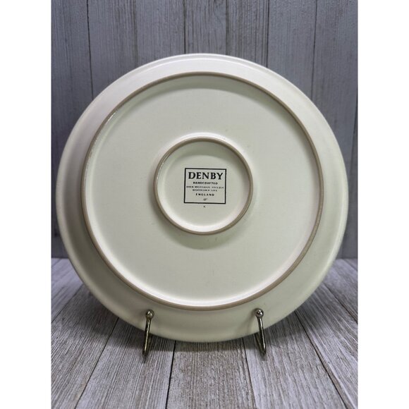 Vtg Denby Energy 9" DIA Plate Celadon Cream Stoneware England Retired K - Picture 2 of 6